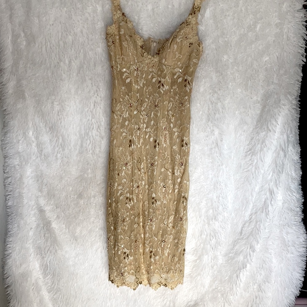 Mandalay Embellished MIDI Dress